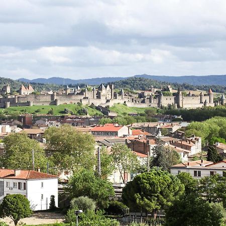 Studio Avec Parking Vue Sur La Cite De Carcassonne Dış mekan fotoğraf
