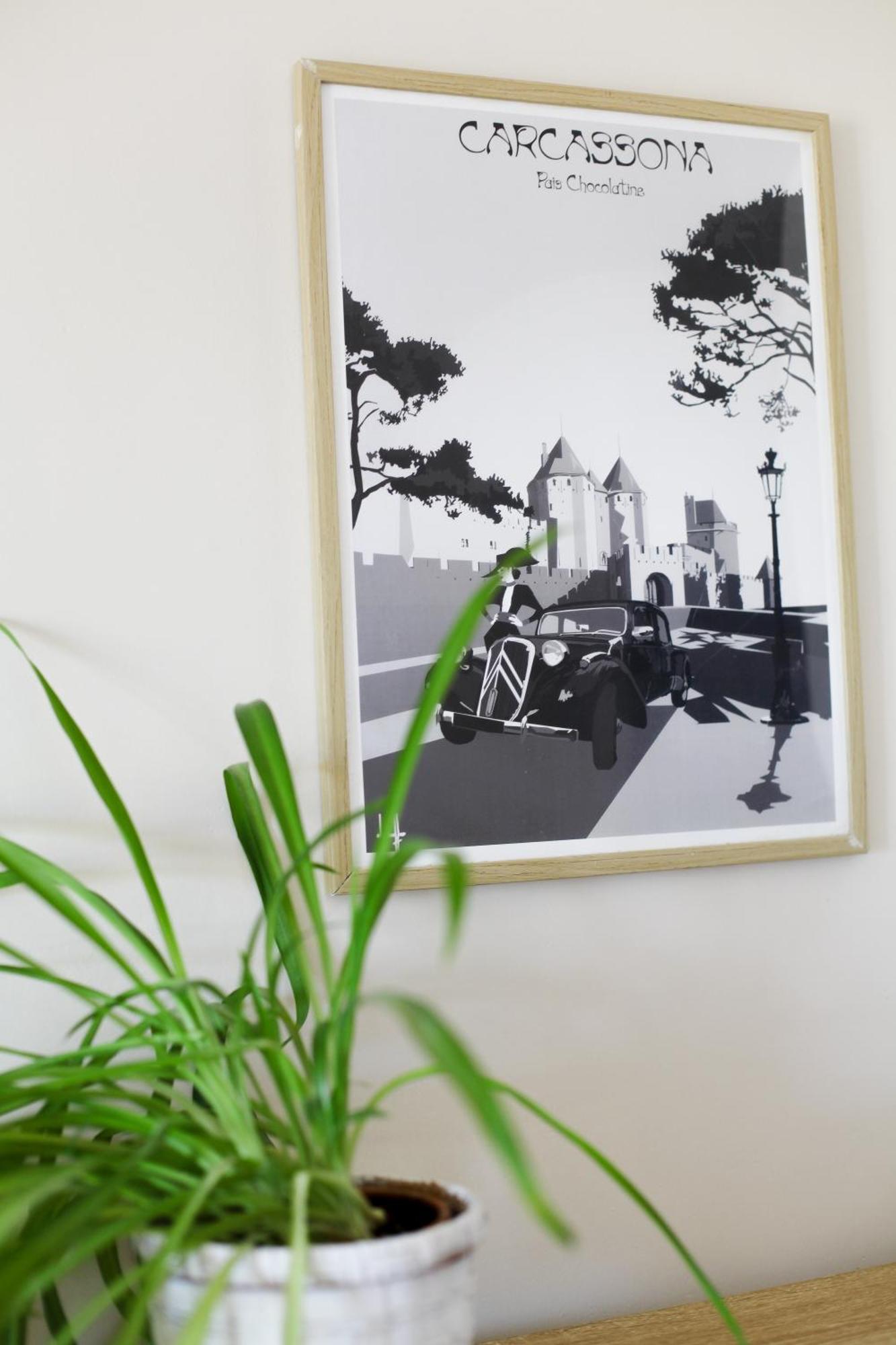 Studio Avec Parking Vue Sur La Cite De Carcassonne Dış mekan fotoğraf