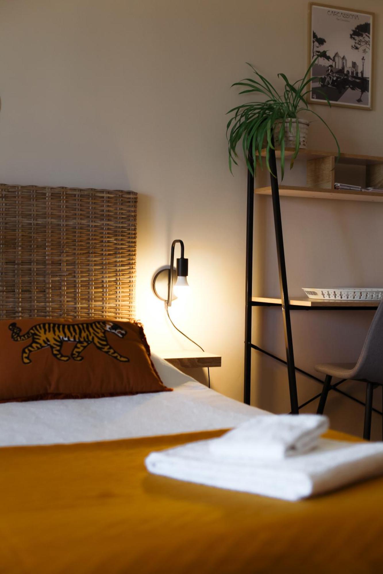 Studio Avec Parking Vue Sur La Cite De Carcassonne Dış mekan fotoğraf