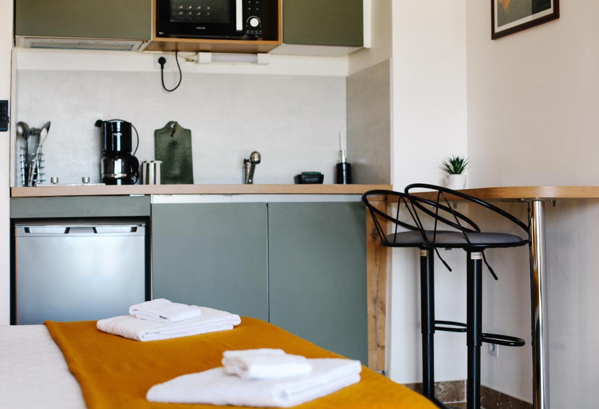Studio Avec Parking Vue Sur La Cite De Carcassonne Dış mekan fotoğraf
